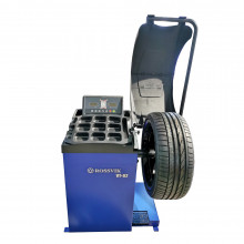 Станок балансировочный ROSSVIK VT-62 NEW, 220В (электронная линейка, автостоп, LASER, LED) синий