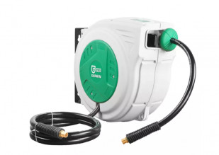 Катушка пневмошланга ПВХ 10 мм х 15 м 3/8