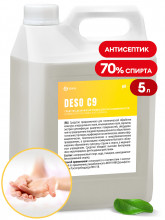Дезинфицирующее средство на основе изопропилового спирта DESO C9 (канистра 5 л) GRASS