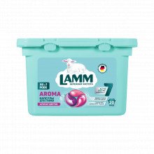Средство для стирки жидкое в капсулах LAMM Aroma 20шт (коробка)